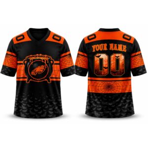 Personalized Eagles Halloween Day 2026 Football Jersey