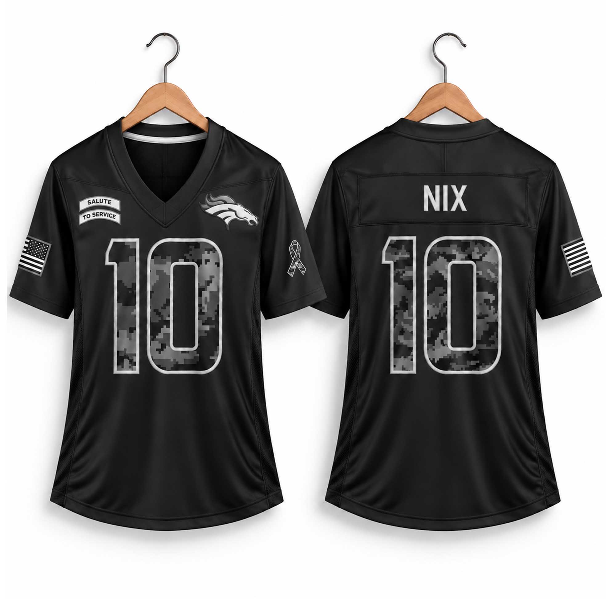 Bo Nix Broncos 2026 Salute To Service Jerseys 1 Bo Nix Broncos 2026 Salute To Service Jerseys 1