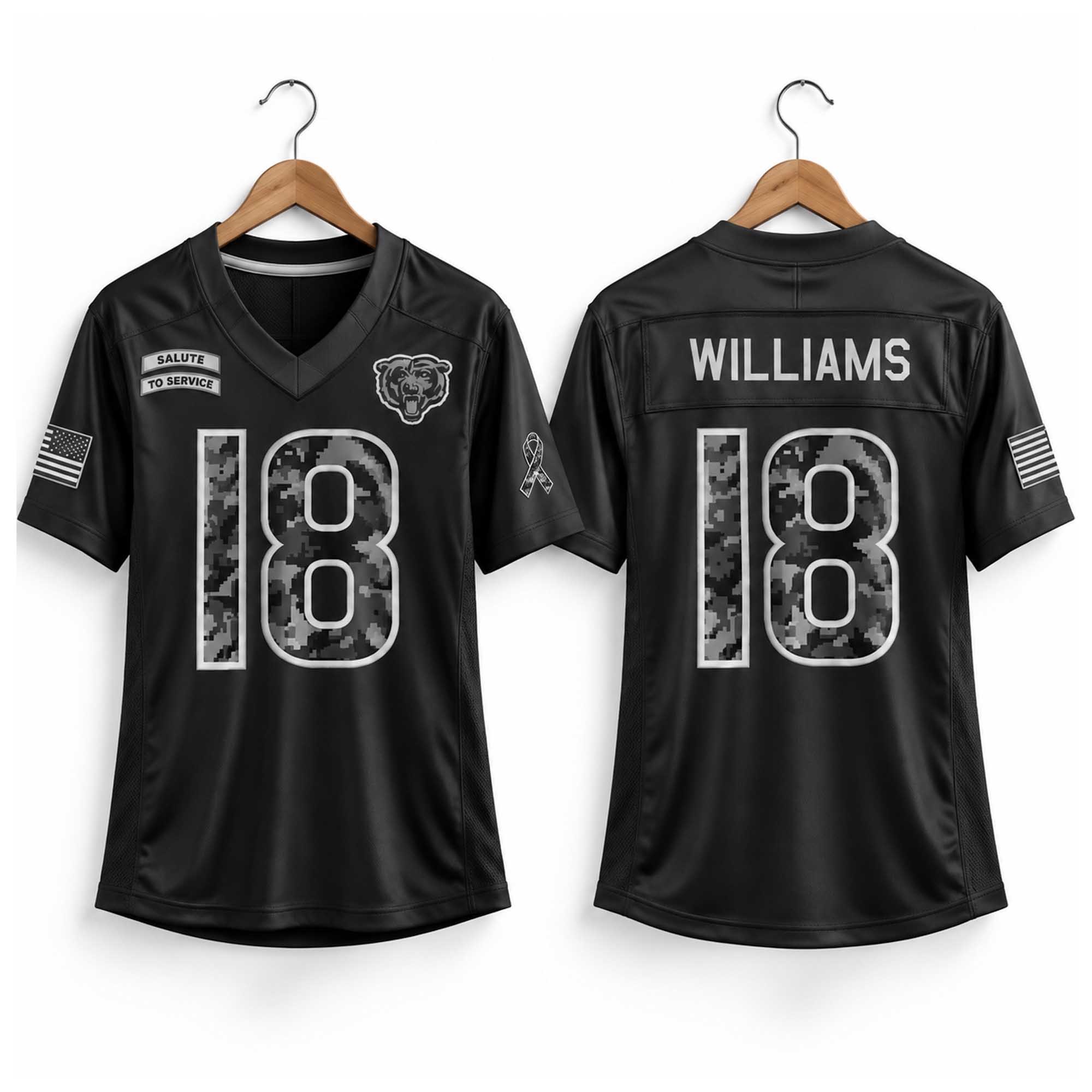 Caleb Williams Bears 2026 Salute To Service Jerseys (1) Caleb Williams Bears 2026 Salute To Service Jerseys (1)