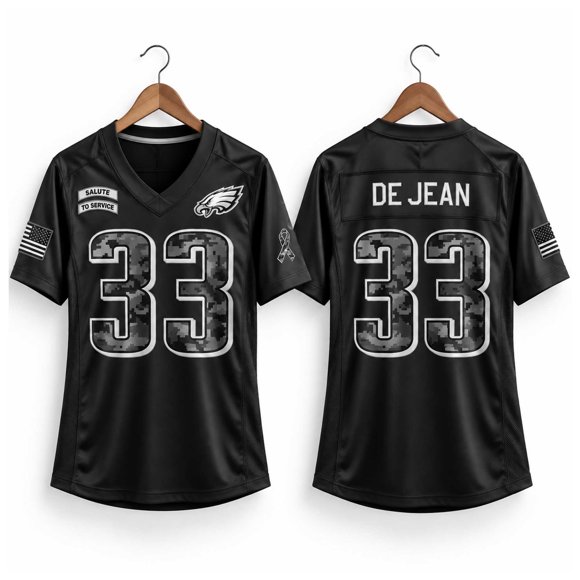Cooper DeJean Eagles 2026 Salute To Service Jerseys (1) Cooper DeJean Eagles 2026 Salute To Service Jerseys (1)