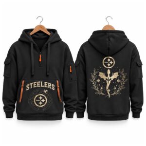 Steeler 2026 Fourth Wings Night Quarter Zip Hoodie (1)