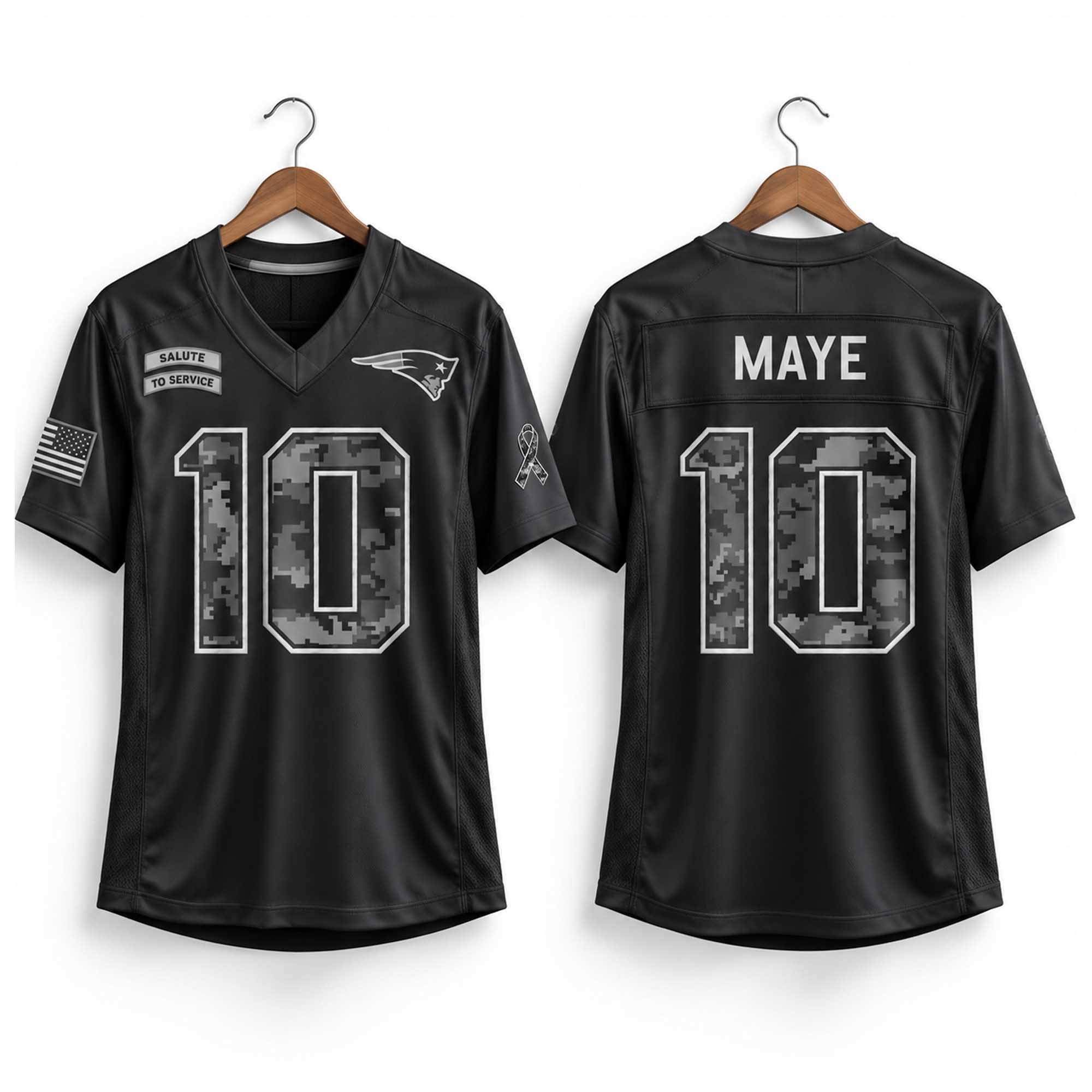 Drake Maye Patriots 2026 Salute To Service Jerseys (1) Drake Maye Patriots 2026 Salute To Service Jerseys (1)
