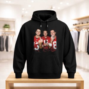 Brock Purdy Joe Montana And Steve Young Smoking Middle Finger And Beer Shirt (3)