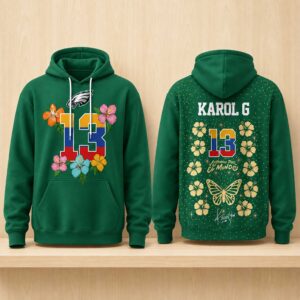 Eagles Karol G Viajando Por El Mundo Tropitour 2027 Hoodie (2)