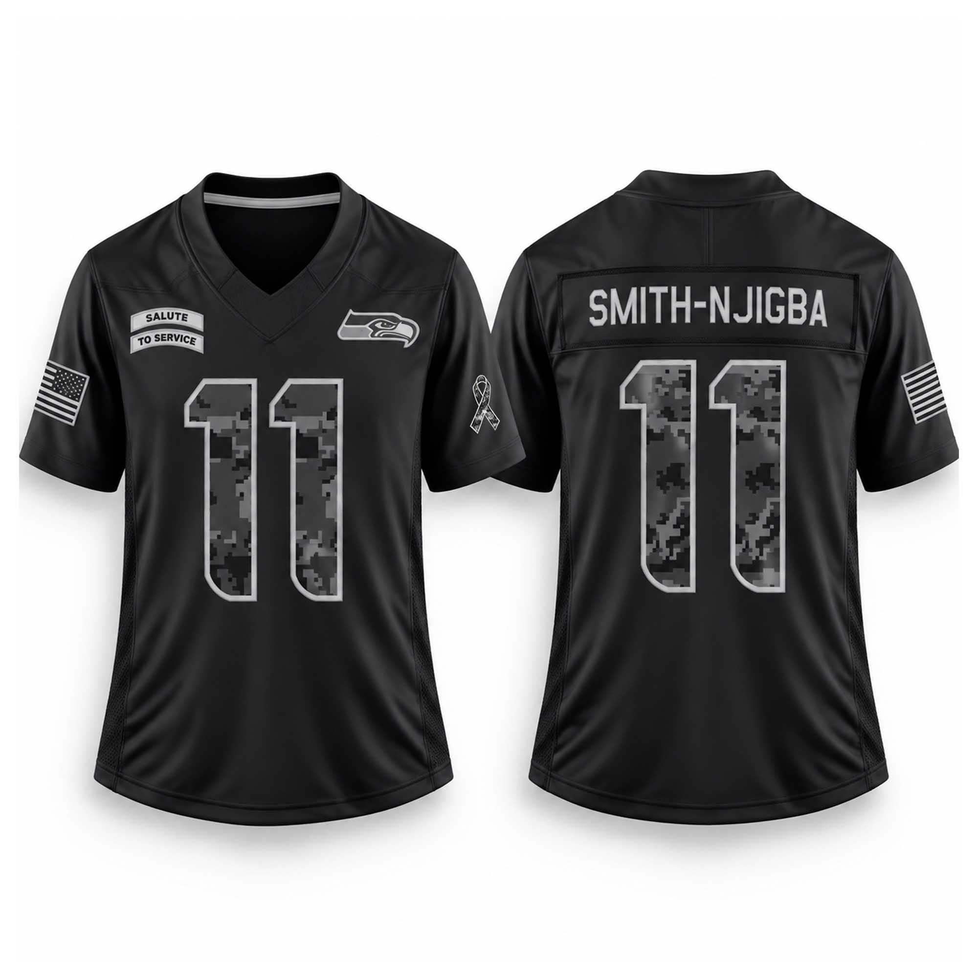Jaxon Smith-Njigba Seahawks 2026 Salute To Service Jerseys Jaxon Smith-Njigba Seahawks 2026 Salute To Service Jerseys