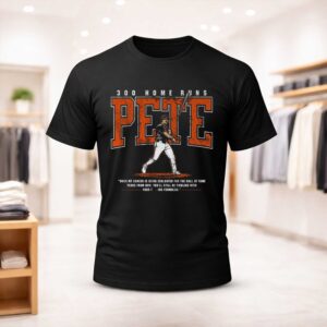 Pete Alonso 300th Home Run Bat Throw Shirt (1)