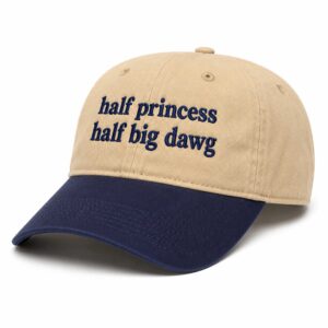 Half Princess Half Big Dawg Hat (1)