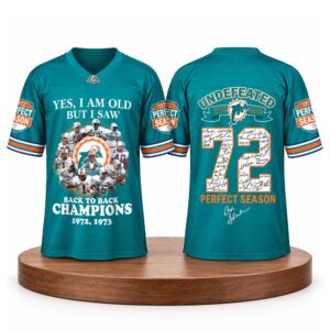 Yes, I’m Old But I Saw Dolphins Back To Back Champions Jersey