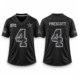 Dak Prescott Cowboys 2026 Salute To Service Jerseys