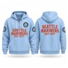 Dodgers EST 1883 Printed Quarter Zip Waffle Hoodie