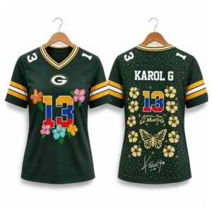 Packers Karol G Viajando Por El Mundo Tropitour 2027 Jersey (2)