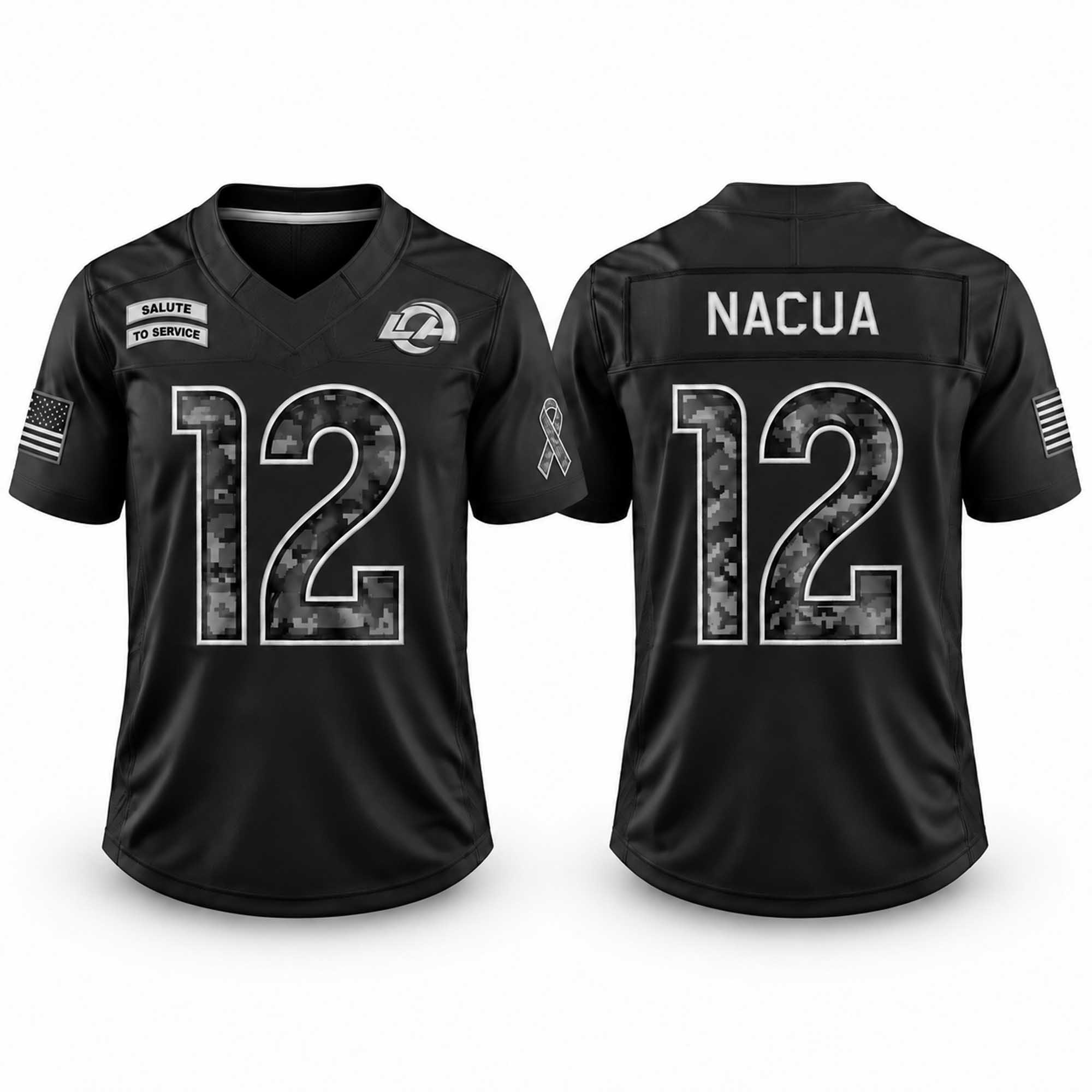 Nacua Rams 2026 Salute To Service Jerseys Nacua Rams 2026 Salute To Service Jerseys