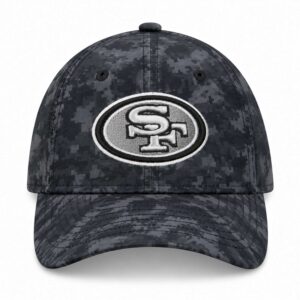 49ers 2026 Salute To Service Black Camo Hat