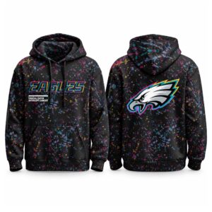 Eagles Crucial Catch Intercept Cancer Hoodie
