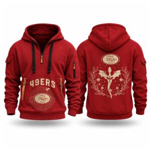 49ers 2026 Fourth Wings Night Quarter Zip Hoodie