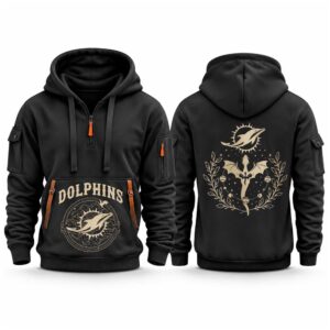 Dolphins 2026 Fourth Wings Night Quarter Zip Hoodie (2)