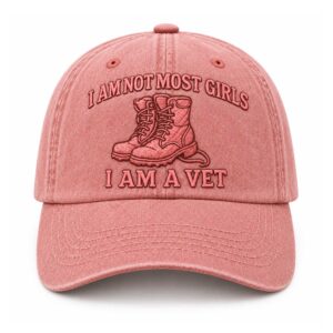 I Am Not Most Girls I Am A Vet Hat (2)