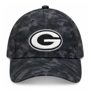 GB Packers 2026 Salute To Service Black Camo Hat