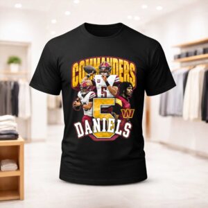 Commanders Rachaad White Jayden Daniels Number 5 Shirt (1)