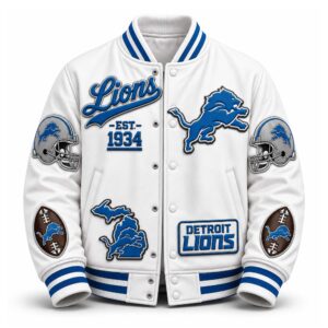 2026 Lions EST 1934 Baseball Jacket