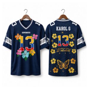 Cowboys x Karol G Viajando Por El Mundo Tropitour 2027 Jersey (2)
