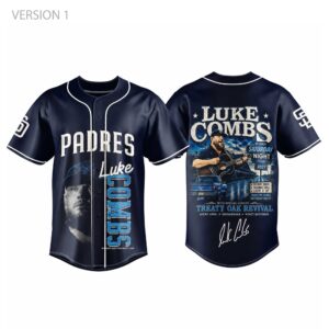 Luke Combs Padres My Kinda Saturday Night Tour 2027 Jersey