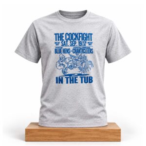 Delaware Football The Cockfight In The Tub Shirt (2)