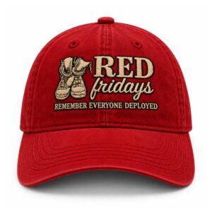 Red Friday Remember Everyone Deployed Hat (2)