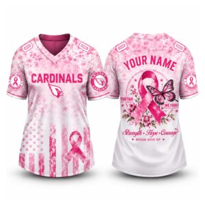 Cardinals 2026 Breast Cancer Awareness Custom Jersey