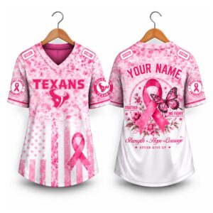 Texans 2026 Breast Cancer Awareness Custom Jersey 1 Texans 2026 Breast Cancer Awareness Custom Jersey (2)