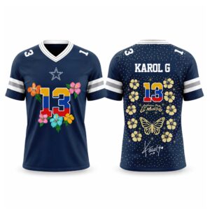 Cowboys Karol G Viajando Por El Mundo Tropitour 2027 Jersey