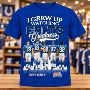 I Grew Up Watching Colts Greatness Shirt (2)