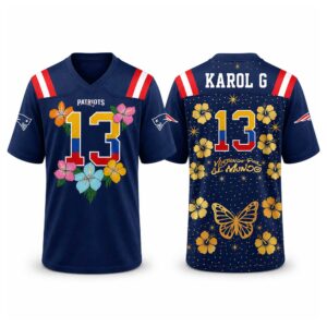 Patriots Karol G Viajando Por El Mundo Tropitour 2027 Jersey