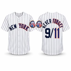 New York Never Forget 9/11 Baseball Jersey