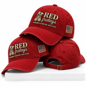 Red Friday Remember Everyone Deployed Hat (3)