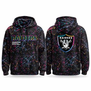 Raiders Crucial Catch Intercept Cancer Hoodie