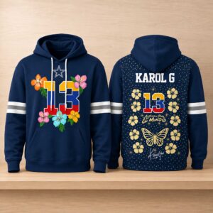 Cowboys Karol G Viajando Por El Mundo Tropitour 2027 Hoodie (2)