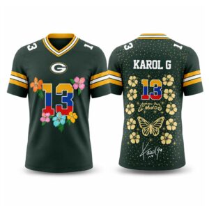 Packers Karol G Viajando Por El Mundo Tropitour 2027 Jersey