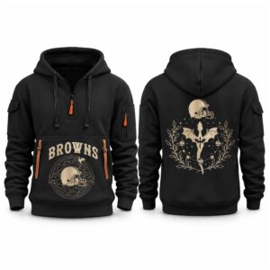 Browns 2026 Fourth Wings Night Quarter Zip Hoodie (1)