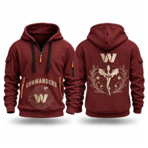 Commanders 2026 Fourth Wings Night Quarter Zip Hoodie