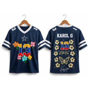 Cowboys Karol G Viajando Por El Mundo Tropitour 2027 Jersey (2)
