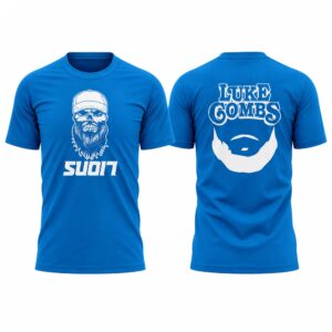 Lions x Luke Combs Skull Beard Shirt