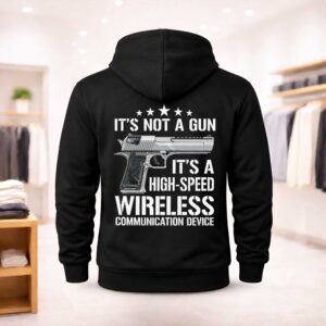 Its Not A Gun It's A High Speed Wireless Communication Device Shirt (2)
