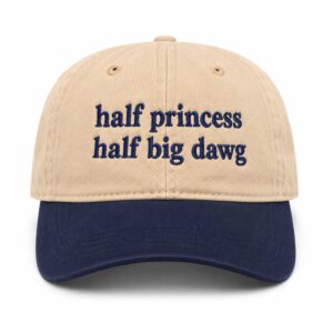 Half Princess Half Big Dawg Hat (3)