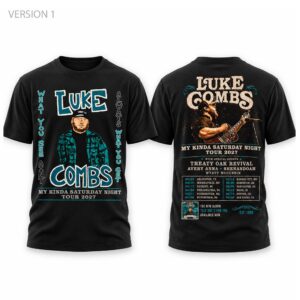 Luke Combs My Kinda Saturday Night Tour 2027 Shirt