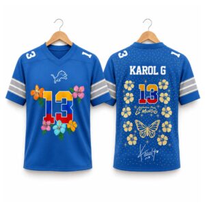 Lions Karol G Viajando Por El Mundo Tropitour 2027 Jersey (1)