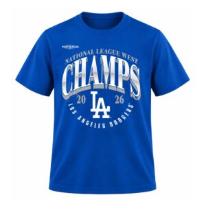 Dodgers NL West Division Champions 2026 Shirt