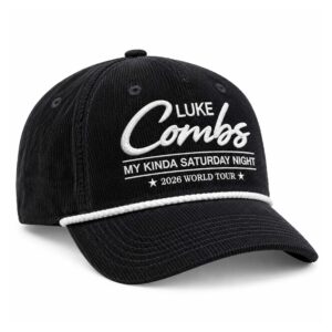 Luke Combs My Kinda Saturday Night World Tour 2026 Hat (3)