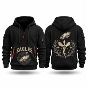 Eagles 2026 Fourth Wings Night Quarter Zip Hoodie 2