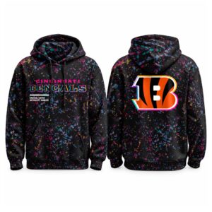 Bengals Crucial Catch Intercept Cancer Hoodie